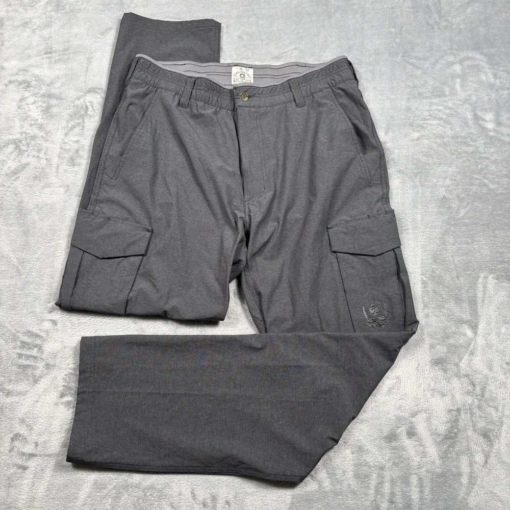 Zero Foxtrot Lite Tech Cargo Pants Mens 36x32 Gray Stretch Tactical Skull EUC